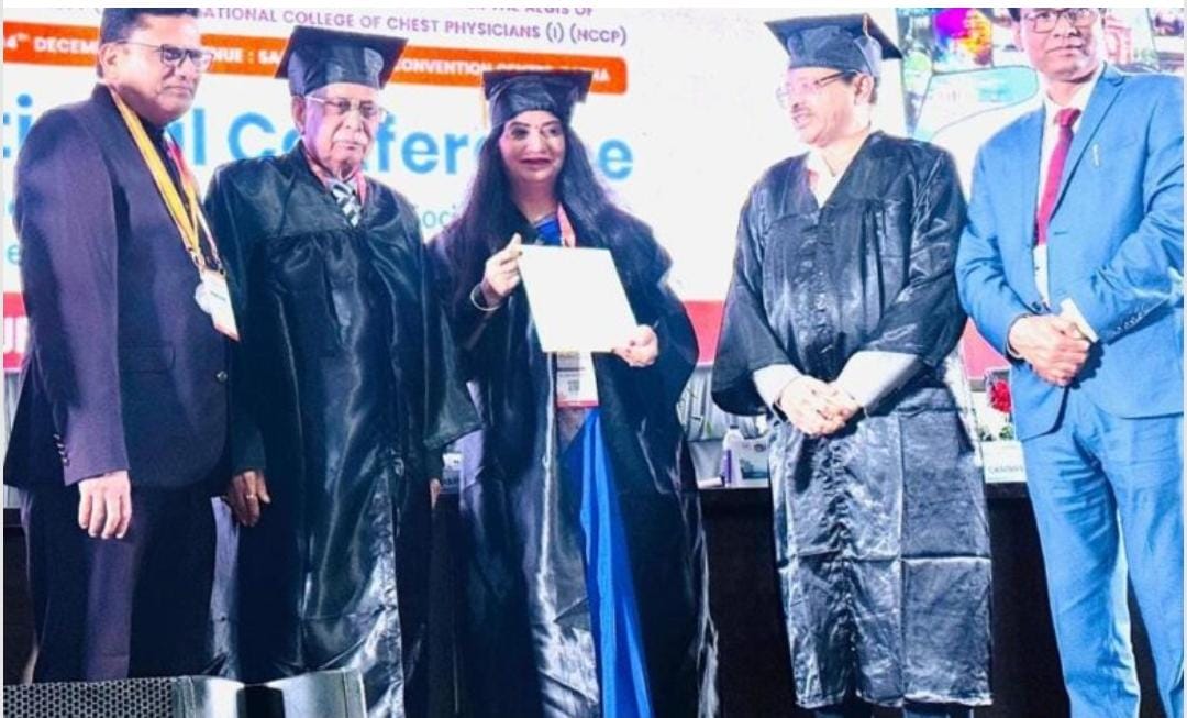 देश के शीर्ष सम्मेलन में हिम्स की विशेषज्ञ का जलवा, दो बड़े फेलोशिप सम्मान हासिल