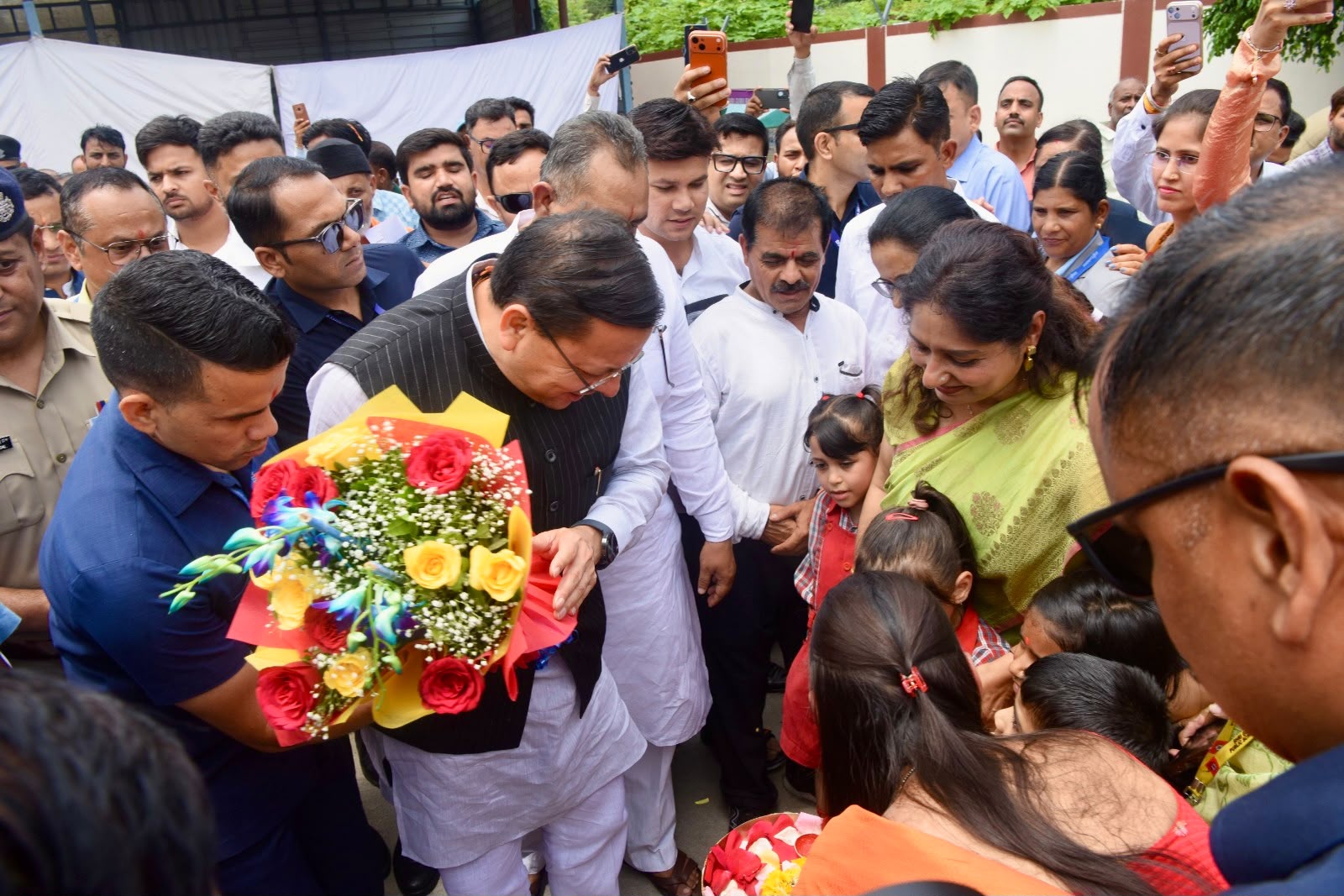 SGRRU सहसपुर में मुख्यमंत्री धामी का भव्य स्वागत, शिक्षा, संस्कार और सेवा के संग दिखी विकास की नई तस्वीर