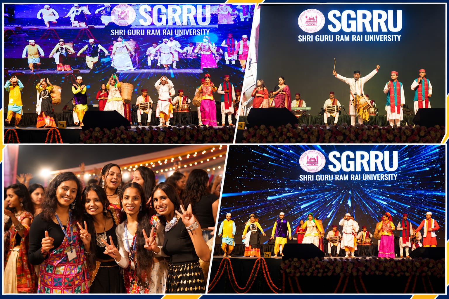 SGRRU के मंच पर गरबा-डांडिया की धूम, प्रीतम भरतवाण के जागरों ने बांधा समां; धामी ने दी शुभकामनाएं